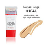 PHOERA Matte Liquid Foundation Concealer  Brighten Moisturizer Makeup Primer Longlasting Foundation Cream Women Make Up 2019 New