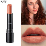 MYS Matte Lipstick Light Color Lip Makeup Cosmetic Lip Gloss Makeup Long Lasting Waterproof Tool Pearly-luster Factors Natural