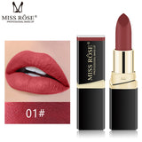 1PC 12 Color Professional Matte Lipstick Cosmetic Waterproof Long Lasting Pigment Velvet Sexy Red Lip Matte Nude Lips Small size