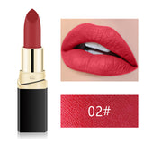 1PC 12 Color Professional Matte Lipstick Cosmetic Waterproof Long Lasting Pigment Velvet Sexy Red Lip Matte Nude Lips Small size