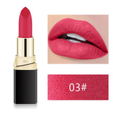 1PC 12 Color Professional Matte Lipstick Cosmetic Waterproof Long Lasting Pigment Velvet Sexy Red Lip Matte Nude Lips Small size