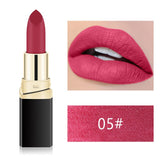 1PC 12 Color Professional Matte Lipstick Cosmetic Waterproof Long Lasting Pigment Velvet Sexy Red Lip Matte Nude Lips Small size