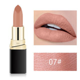 1PC 12 Color Professional Matte Lipstick Cosmetic Waterproof Long Lasting Pigment Velvet Sexy Red Lip Matte Nude Lips Small size