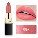 1PC 12 Color Professional Matte Lipstick Cosmetic Waterproof Long Lasting Pigment Velvet Sexy Red Lip Matte Nude Lips Small size