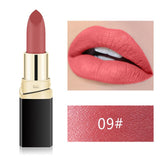 1PC 12 Color Professional Matte Lipstick Cosmetic Waterproof Long Lasting Pigment Velvet Sexy Red Lip Matte Nude Lips Small size