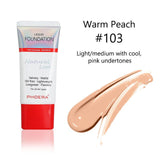 PHOERA 30ml Perfect beauty foundation soft matte base long wear oil Control concealer liquid base cream for woman makeup TSLM1