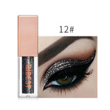 1PC 28Colors Liquid Glitter Eyeshadow Pencil Shimmer Eyeshadow Waterproof Long-lasting Shimmer Eyeshadow Eye Makeup Accessorices