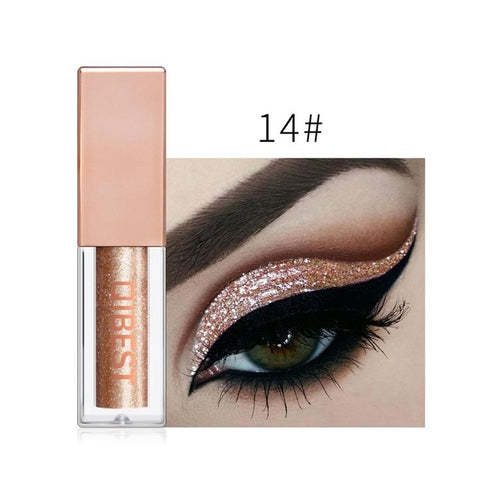 1PC 28Colors Liquid Glitter Eyeshadow Pencil Shimmer Eyeshadow Waterproof Long-lasting Shimmer Eyeshadow Eye Makeup Accessorices
