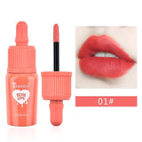 TEAYASON Baby Bottle Dye Lip Liquid Matte Matte Lip Gloss Lipstick Lip Gloss Lasting Non-fading Non-stick Liquid Lipstic TSLM1