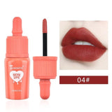 TEAYASON Baby Bottle Dye Lip Liquid Matte Matte Lip Gloss Lipstick Lip Gloss Lasting Non-fading Non-stick Liquid Lipstic TSLM1