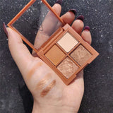 Korea Eye Shadow Palette Matte 9 Colors Eyes Makeup Shimmer Pigment Waterproof Balm Nude Cosmetic Pink Peach Eyeshadow Pallete