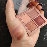 Korea Eye Shadow Palette Matte 9 Colors Eyes Makeup Shimmer Pigment Waterproof Balm Nude Cosmetic Pink Peach Eyeshadow Pallete
