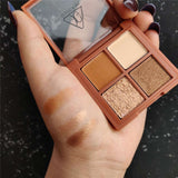 Korea Eye Shadow Palette Matte 9 Colors Eyes Makeup Shimmer Pigment Waterproof Balm Nude Cosmetic Pink Peach Eyeshadow Pallete