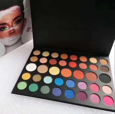 Professional Eyeshadow Morp James Charls Pallete 35/39 Color Eyeshadow Palette Glitter Makeup Natural Brilliant Beauty Shadow