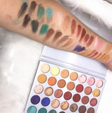 Professional Eyeshadow Morp James Charls Pallete 35/39 Color Eyeshadow Palette Glitter Makeup Natural Brilliant Beauty Shadow