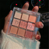 New Arrival Charming Eyeshadow Palette 9 Color Make up Palette Matte Shimmer Pigmented Eye Shadow Powder Beauty Miss Lara