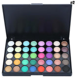 40 Color Eyeshadow Pallete Warm Color Smoky Makeup Palette Matte Multicolor Eyeshadow Palette Lasting Professional 1pc