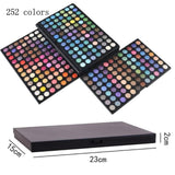 252 Colors Professional Make Up Palette Shimmer& Glitter Makeup Eyeshadow Palette Eye Shadow Makeup Set Beauty Cosmetics Tools
