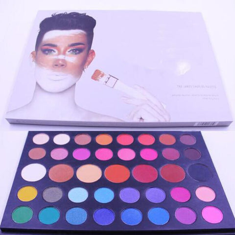 Professional Eyeshadow Morp James Charls Pallete 35/39 Color Eyeshadow Palette Glitter Makeup Natural Brilliant Beauty Shadow
