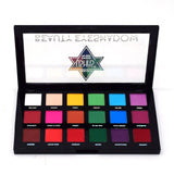 18-color matte lasting nude color bright neon eye shadow palette anti-watercolor color makeup  pallete