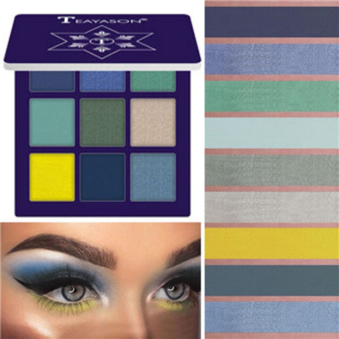 18-color matte lasting nude color bright neon eye shadow palette anti-watercolor color makeup  pallete