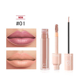 Pudaier 2 In 1 Matte Liquid Lipstick 20 Professional Makeup Nude Lipstick For Makeup Tint Lip Line Long lasting Waterproof
