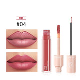 Pudaier 2 In 1 Matte Liquid Lipstick 20 Professional Makeup Nude Lipstick For Makeup Tint Lip Line Long lasting Waterproof