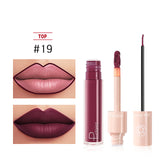Pudaier 2 In 1 Matte Liquid Lipstick 20 Professional Makeup Nude Lipstick For Makeup Tint Lip Line Long lasting Waterproof