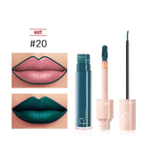 Pudaier 2 In 1 Matte Liquid Lipstick 20 Professional Makeup Nude Lipstick For Makeup Tint Lip Line Long lasting Waterproof