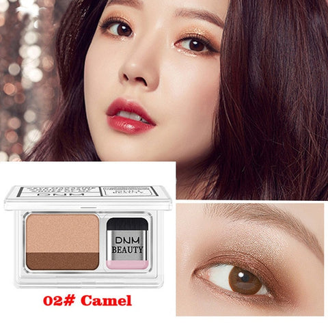 Double Color Gradient Lazy Eye Shadow Makeup Palette Glitter Eyeshadow Pallete Waterproof Glitter Eyeshadow Shimmer Cosmetics