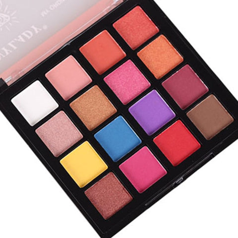 Pigment Palette Eye Shadow Maquillaje Maquiagem Palette Glitter Eyeshadow Waterproof Makeup Matte Eye Shadow 16 Color Eye Shadow