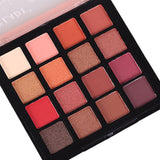 Pigment Palette Eye Shadow Maquillaje Maquiagem Palette Glitter Eyeshadow Waterproof Makeup Matte Eye Shadow 16 Color Eye Shadow