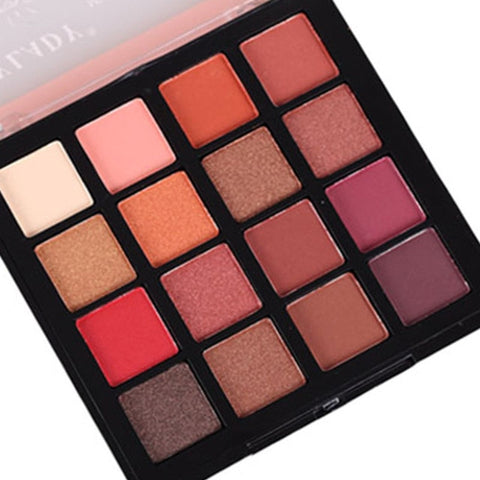 Pigment Palette Eye Shadow Maquillaje Maquiagem Palette Glitter Eyeshadow Waterproof Makeup Matte Eye Shadow 16 Color Eye Shadow