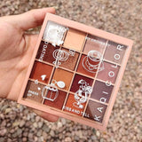 Eye Shadow Palette 18 Colors Matte Shimmer Pigmented Shadows Easy To Blend Rich Color Eyeshadow for Daily Use