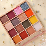 Eye Shadow Palette 18 Colors Matte Shimmer Pigmented Shadows Easy To Blend Rich Color Eyeshadow for Daily Use