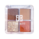 4 Color Eyeshadow Pallete Shimmer Pigmented Eye Shadow Palette Maquillage  Glitter Pearlescent Waterproof Big Sequin TSLM2