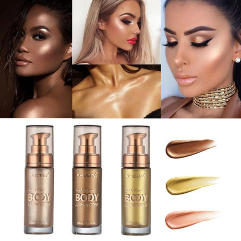 Illuminator Makeup Highlighter Face Contouring Makeup Face Brightener Concealer Liquid Foundatio Primer Body Luminizer TSLM1