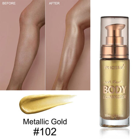 Illuminator Makeup Highlighter Face Contouring Makeup Face Brightener Concealer Liquid Foundatio Primer Body Luminizer TSLM1