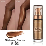 Illuminator Makeup Highlighter Face Contouring Makeup Face Brightener Concealer Liquid Foundatio Primer Body Luminizer TSLM1