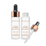 Professional Face Color Changing Liquid Foundation Moisturizer Oil-control Whitening Temperature Color Changing Liquid Foundatio