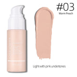 30ml Liquid Foundation Soft Matte Concealer 13 Colors Primer Base Professional Face Make up Foundation Contour Palette