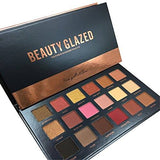 BEAUTY GLAZED Brand Makeup Eye Shadow Pallete Natashas Style Shimmer Glitter Matte Strelitzia Eyeshadow Palette Set