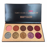 BEAUTY GLAZED Brand Makeup Eye Shadow Pallete Natashas Style Shimmer Glitter Matte Strelitzia Eyeshadow Palette Set