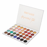 BEAUTY GLAZED Brand Makeup Eye Shadow Pallete Natashas Style Shimmer Glitter Matte Strelitzia Eyeshadow Palette Set