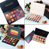 BEAUTY GLAZED Brand Makeup Eye Shadow Pallete Natashas Style Shimmer Glitter Matte Strelitzia Eyeshadow Palette Set